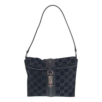 Gucci Jackie Suede Leather Shoulder Bag