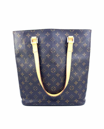 LOUIS VUITTON BROWN & BEIGE Coated canvas Handbag