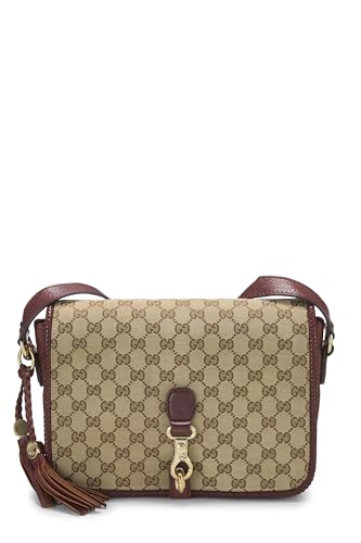 Gucci, Burgundy Original CS Canvas Marrakech Crossbody, Burgundy