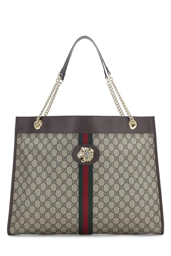 Gucci, Brown Original CS Supreme Canvas Web Rajah Tote Large, Brown