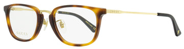 Gucci Men's Titanium Eyeglasses EC0324OJ 003 Havana/Gold 53mm