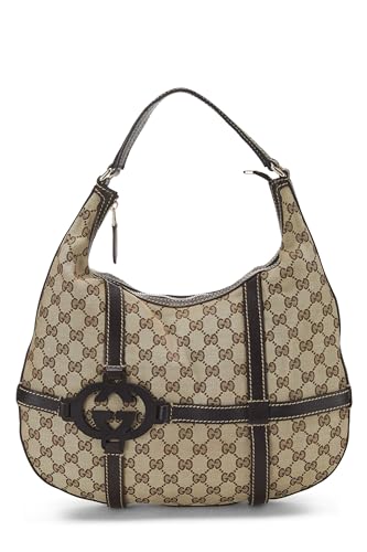 Gucci, Brown Original CS Canvas Royal Hobo, Brown