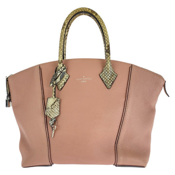 Louis Vuitton Lockit PM Leather Python Tote