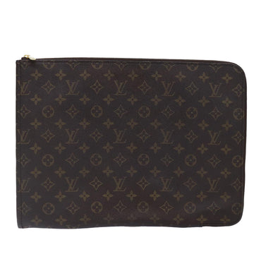 Louis Vuitton Posh Documan  Canvas Clutch Bag