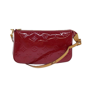 Louis Vuitton Pochette Accessoire  Patent Leather Clutch Bag