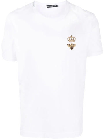 Dolce & Gabbana Men Pattern T-Shirt