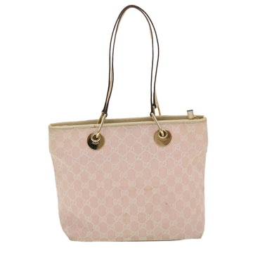 GUCCI EC Canvas Tote Bag Pink 139552  44265