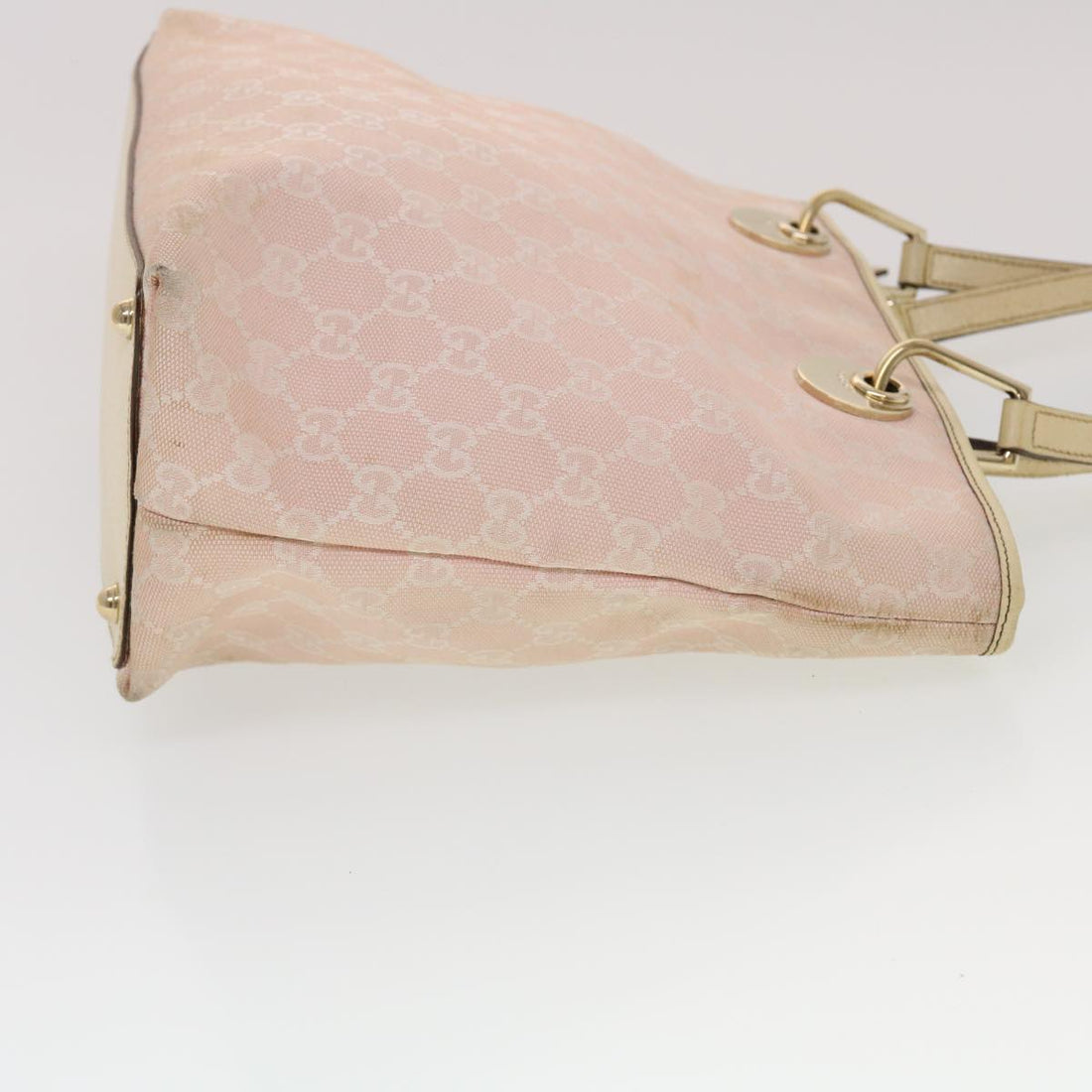 GUCCI EC Canvas Tote Bag Pink 139552  44265