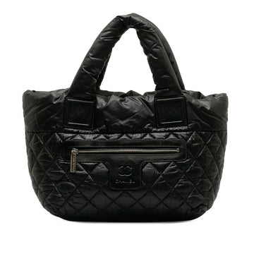 Chanel Coca-Cola PM Coca-Cola Killing Tote Bag Black Nylon Leather  Chanel