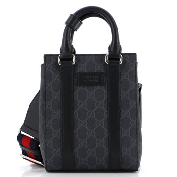 Convertible Web Open Tote EC Coated Canvas Mini