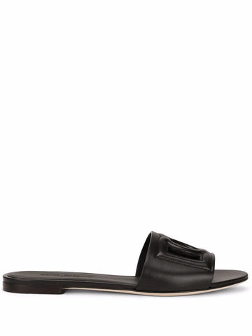 Dolce & Gabbana Women Dg Millennials Slide Sandals With Logo