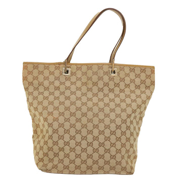 GUCCI EC Canvas Tote Bag Beige  48448