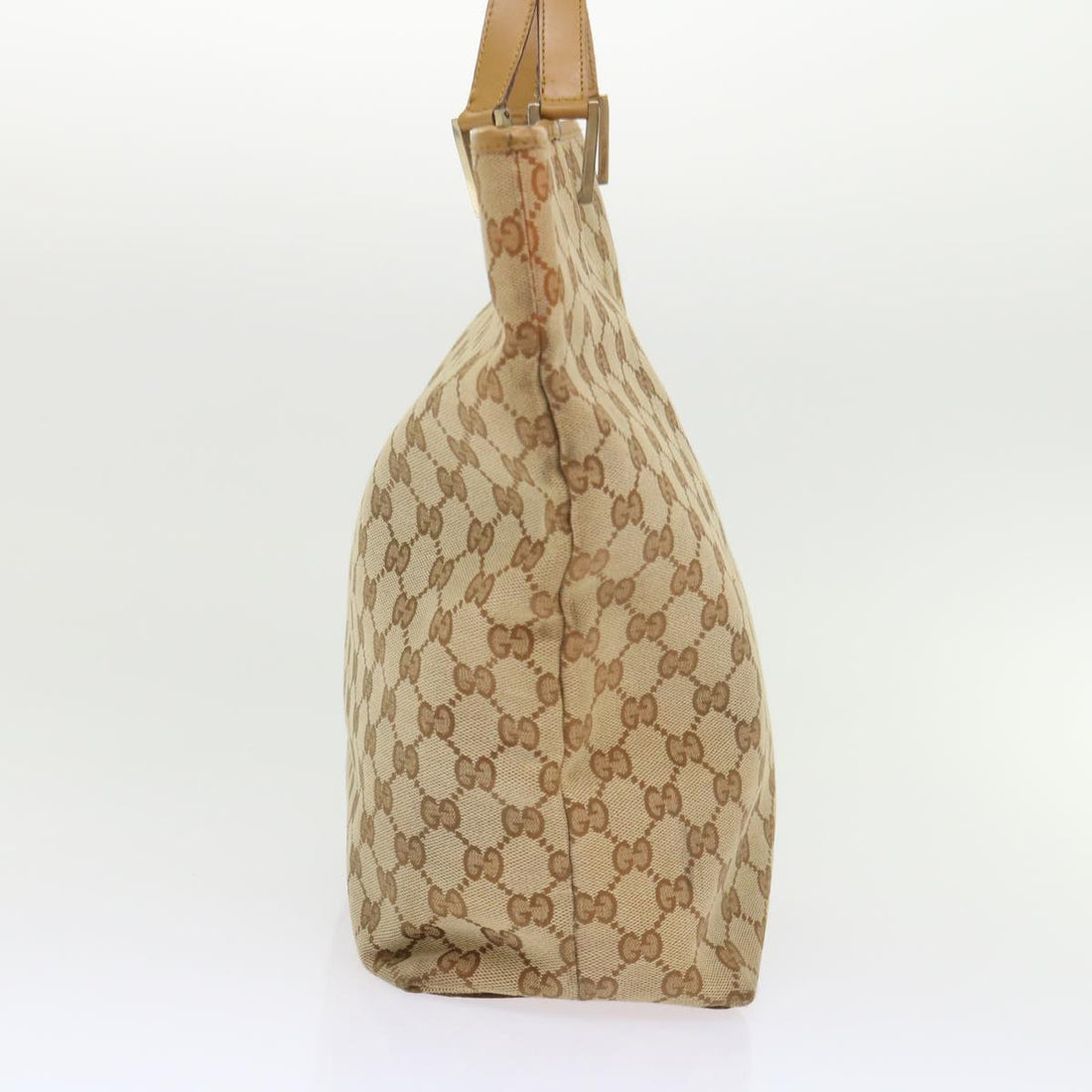 GUCCI EC Canvas Tote Bag Beige  48448