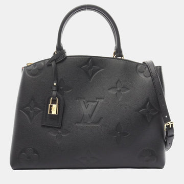 Black Leather Monogram Empreinte Grand Palais MM Handbag