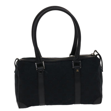 GUCCI EC Canvas Hand Bag Black  49079