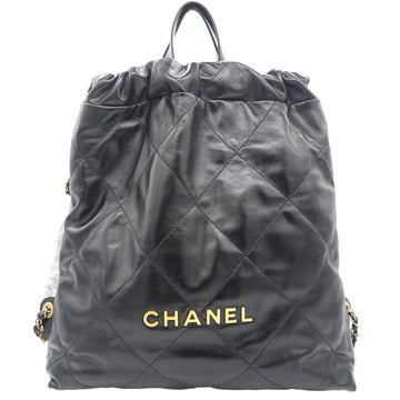 Chanel 22 large backpack Black