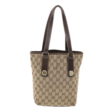 GUCCI EC Canvas Tote Bag Beige 153361  49790