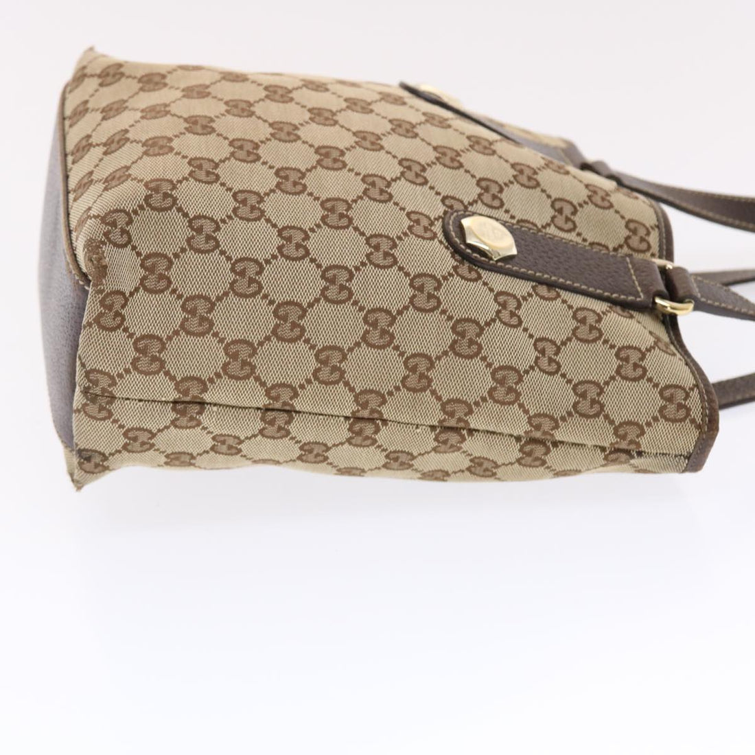 GUCCI EC Canvas Tote Bag Beige 153361  49790
