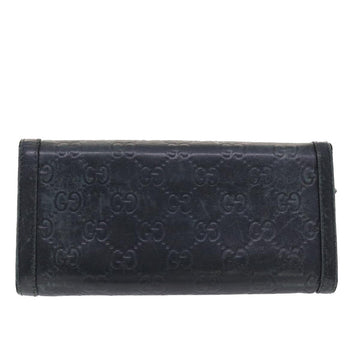 GUCCI EC Canvas ssima Long Wallet Black  49845