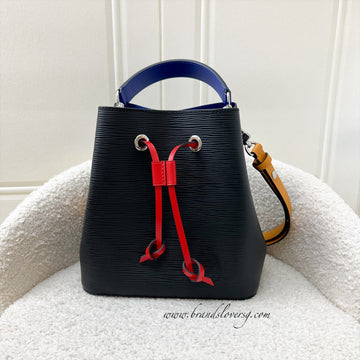 LV Neonoe BB in Black and Multicolor Epi Leather and SHW