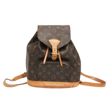 Louis Vuitton Montsouris Mm  Canvas Backpack Bag