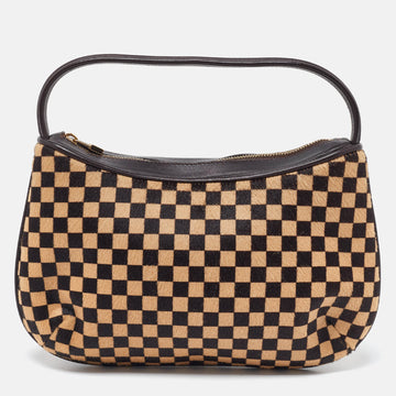 Damier Calfhair and Leather Limited Edition Sauvage Tigre Bag