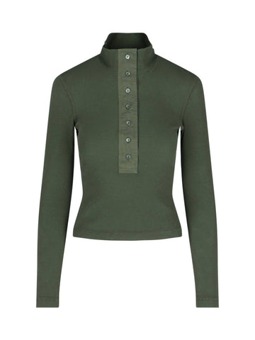 Gucci Women Logo Turtleneck T-Shirt