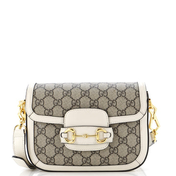 Horsebit 1955 Shoulder Bag EC Coated Canvas Mini