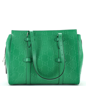 Tote Bag EC Embossed Perforated Leather