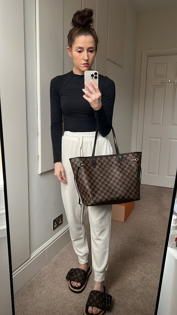 Louis Vuitton Neverfull MM Damier Ebene Cherry Interior (RRP £1410)