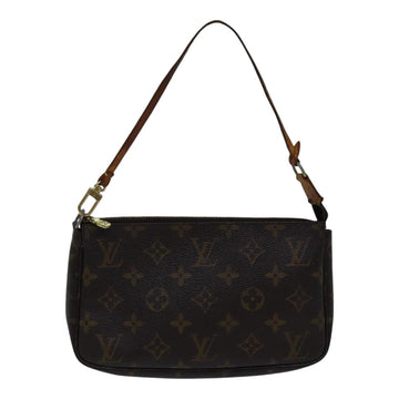 Louis Vuitton Pochette Accessoire  Canvas Clutch Bag