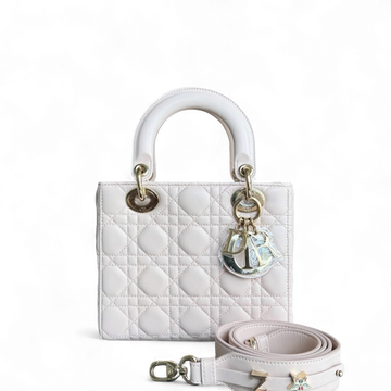Dior Lady Small ABC - Cannage Lambskin MyABC Light Pink Gold Hardware