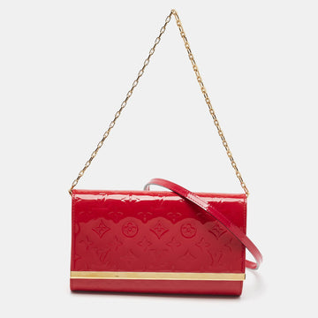 Louis Vuitton Indian Rose Monogram Vernis Ana Clutch Bag