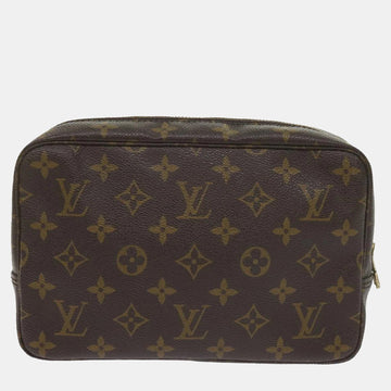 Brown Monogram Trousse Toilette 23 Clutch Bag