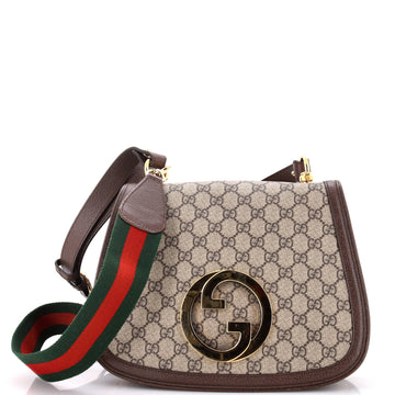 GUCCI Blondie NM Top Handle Bag GG Coated Canvas Medium