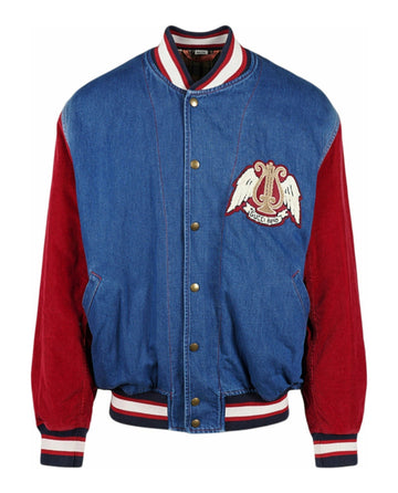Gucci Mens Denim Bomber Jacket