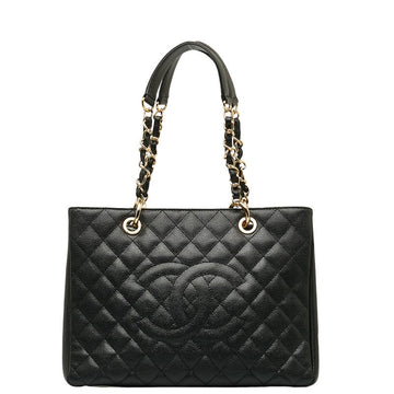 Chanel GT Cocomark Chain  Bag Black Caviar S Lady Chanel