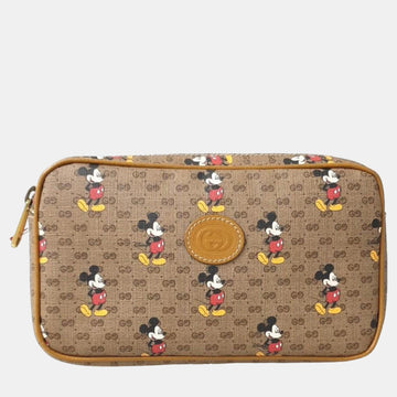 Beige GG Canvas Disney Crossbody Bag