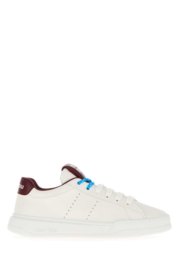 MIU MIU Stylish Leather Sneakers for Women