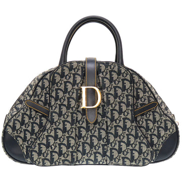 Christian Dior Boston Duffel bag canvas Navy Double saddle Boston Duffel bag Women Used