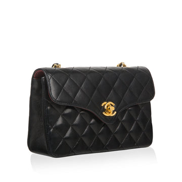 Chanel Vintage Dipped-Flap Mini Bag