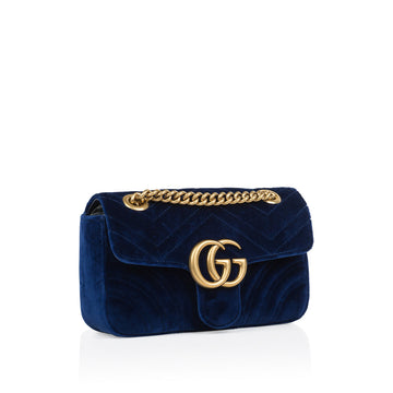 GG Marmont Velvet Mini Handbag