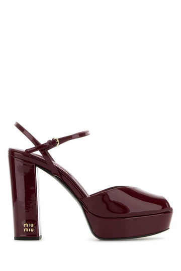 MIU MIU Women's Mini Leather Sandals - FW25 Collection