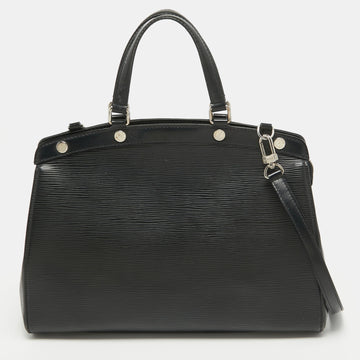 Black Epi Leather Brea MM Bag