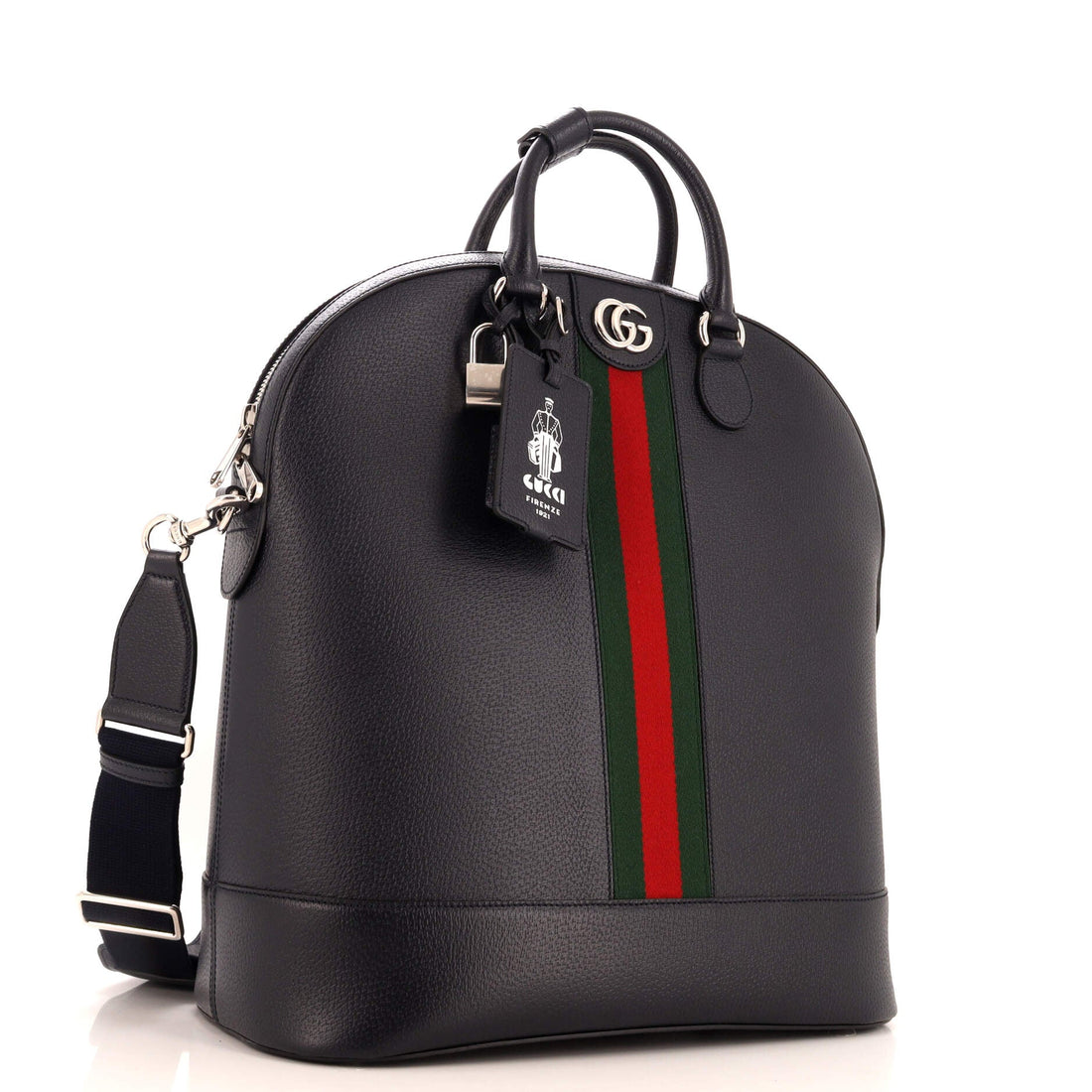 Savoy Web Bowling Tote Leather Small
