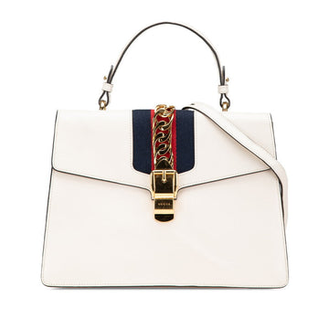 Gucci Leather Sylvie 2way Bag 431665