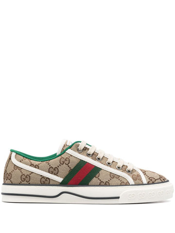 GUCCI Classic Canvas Lace-Up Sneakers for Women