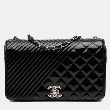 Medium Patent Coco Boy Flap Bag