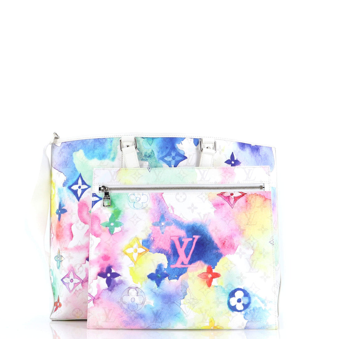 New Tote Limited Edition Monogram Watercolor Canvas GM