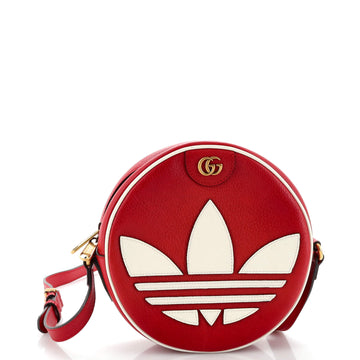GUCCI x adidas Ophidia Round Crossbody Bag Leather Small